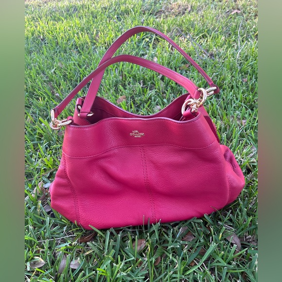 Red Coach purse EUC - Picture 1 of 8